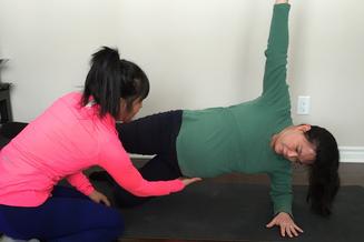 side plank physioyoga